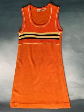 St. Honore Vintage 70s Knit Mini Dress SHOPTAPÉPITE Paris